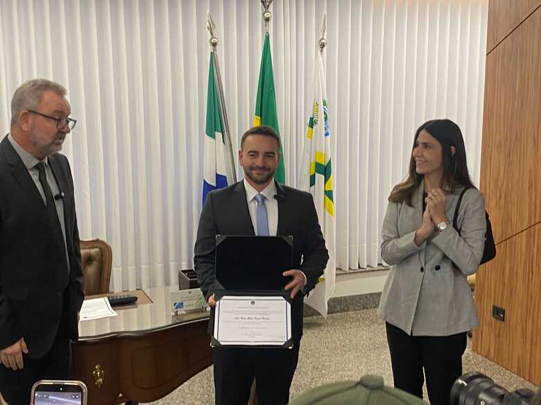O parlamentar foi diplomado pelo TRE-MS na sexta-feira (22)