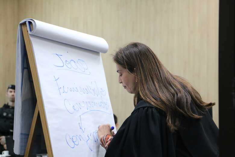 Promotora fala em feminic&iacute;dios - Foto: Vin&iacute;cius Santos | JD1