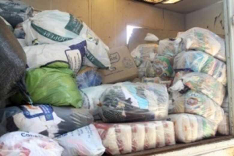 Donativos são enviados às cidades mais atingidas. (Foto: Divulgação)