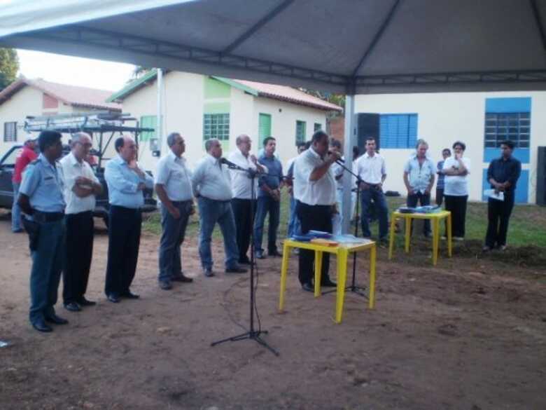 Cerimônia de entrega das moradias 