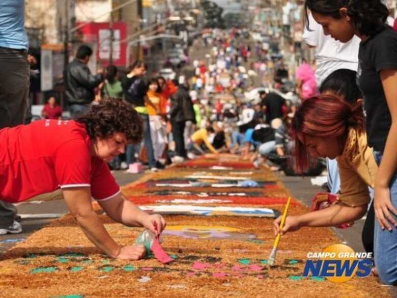 Missa será às 15h e à noite haverá Show da Juventude