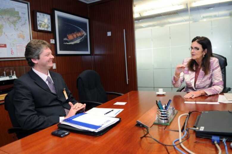 Jaime Verruck e Maria Graça Foster