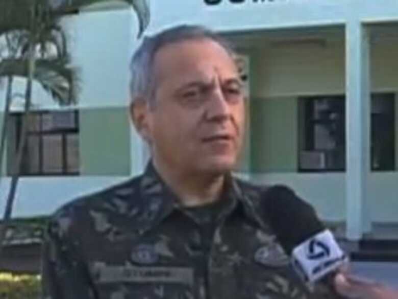 General Valério Stumpf, chefe do Centro de Operações do CMO 