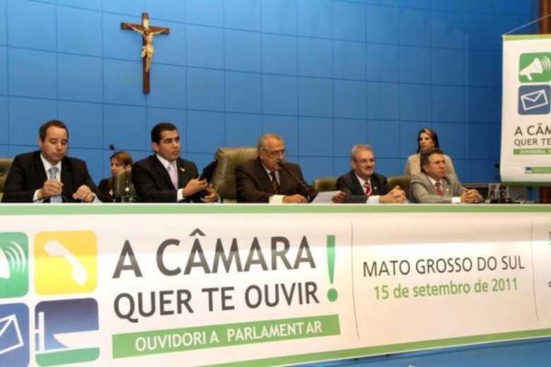 Luis Henrique Tibé, Miguel Correa, Jerson Domingos, Geraldo Resende e Edson Giroto