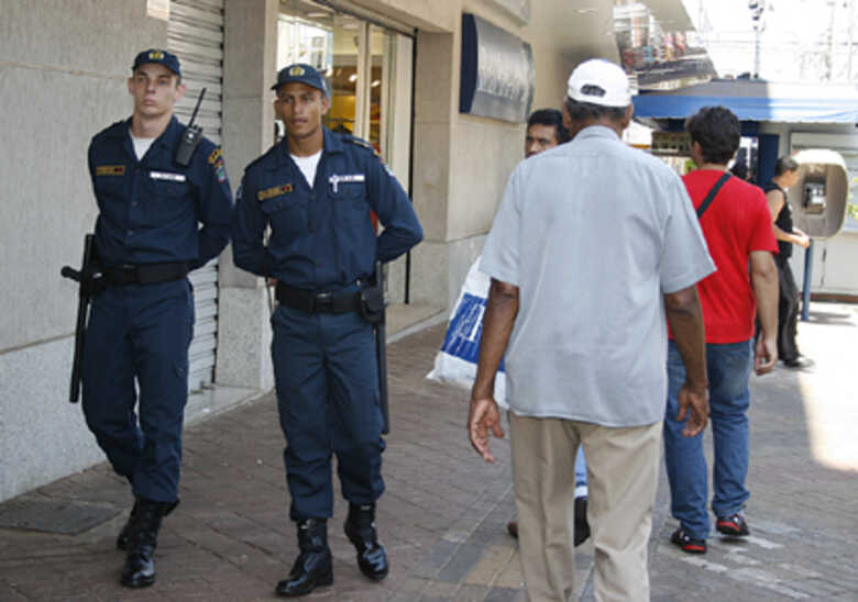 Policiais farão segurança no Centro para tranquilidade da população durante as compras