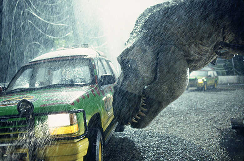 Cena do filme "Jurassic Park - O Parque dos Dinossauros" de Steven Spielberg (1993)