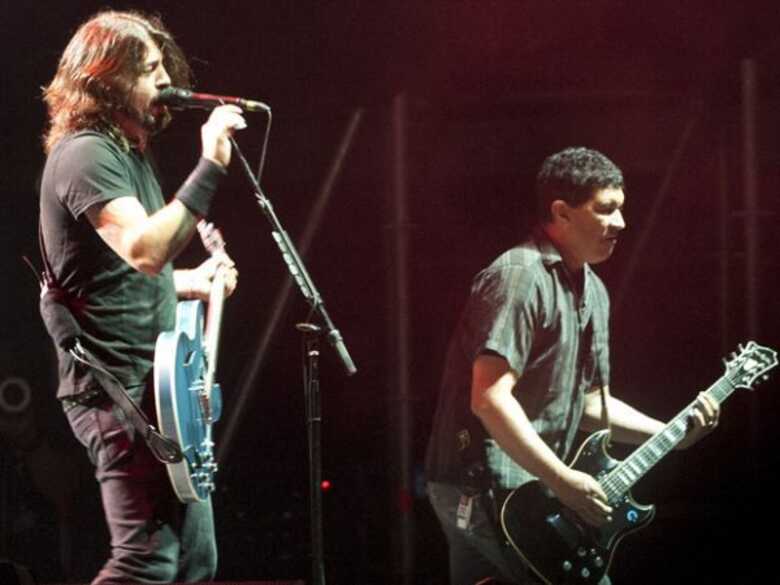 A banda americana Foo Fighters é atração do sábado (7) no Lollapalooza Brasil, em São Paulo
