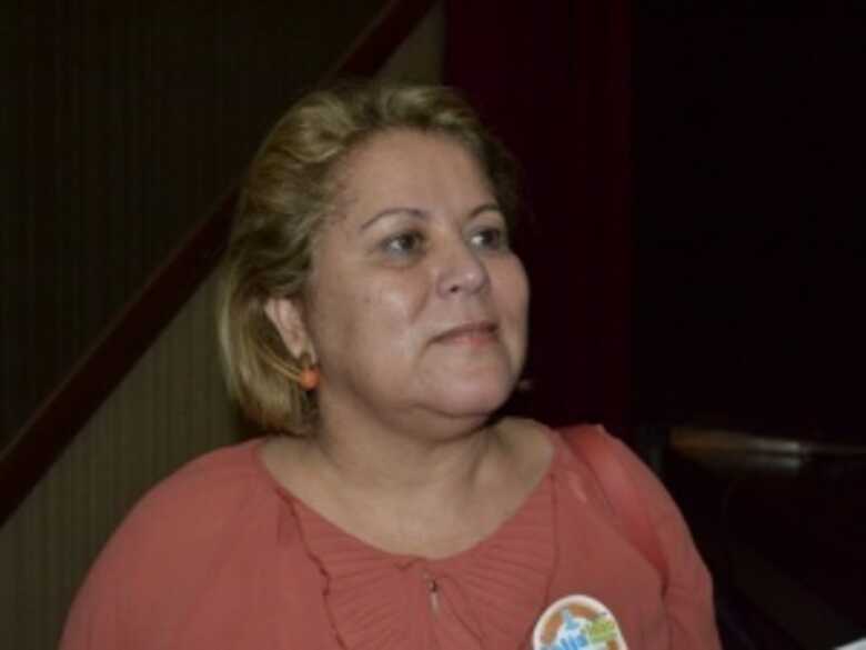 A reitoria Célia Maria da Silva, que ficou em primeiro lugar na eleição para reitor da UFMS.