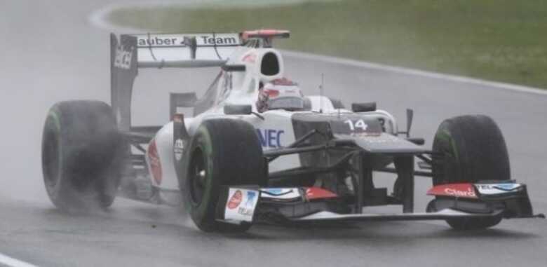 Japonês Kamui Kobayashi, da Sauber, liderou treino livre do GP da Bélgica.