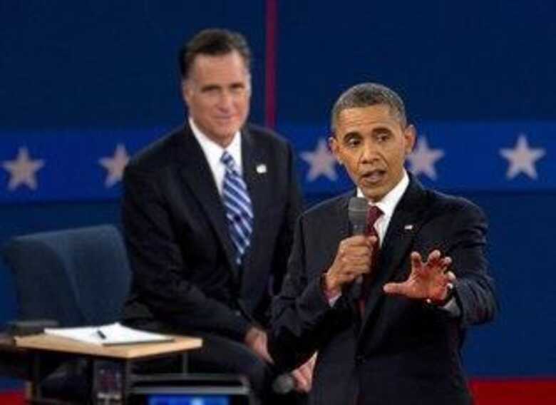 Obama mostrou-se mais confiante e tentou acuar Romney no segundo debate.