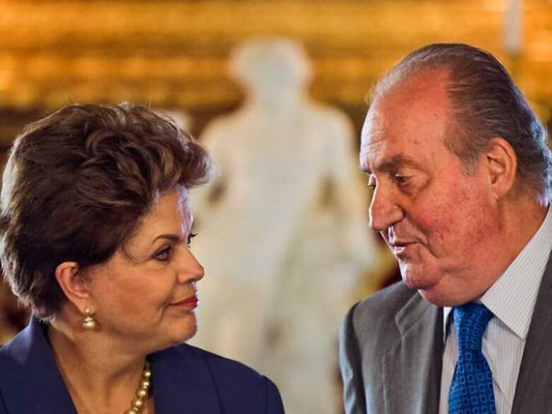Dilma se encontrou com o rei Juan Carlos na segunda-feira.