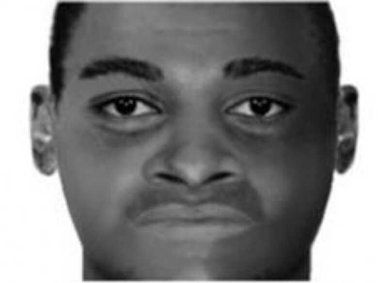 Imagem computadorizada de rosto de homem que 'caiu do céu' em Londres.