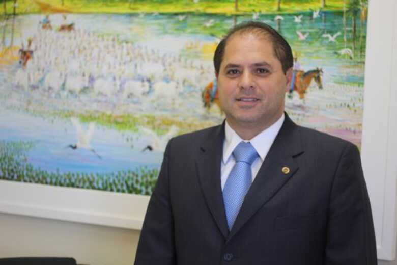 Vereador Mário César, eleito novo presidente da Câmara Municipal de Campo Grande.