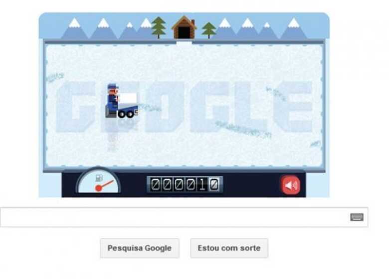 Google lança game em seu logotipo no site de buscas para homenagear o inventor Frank Zamboni.