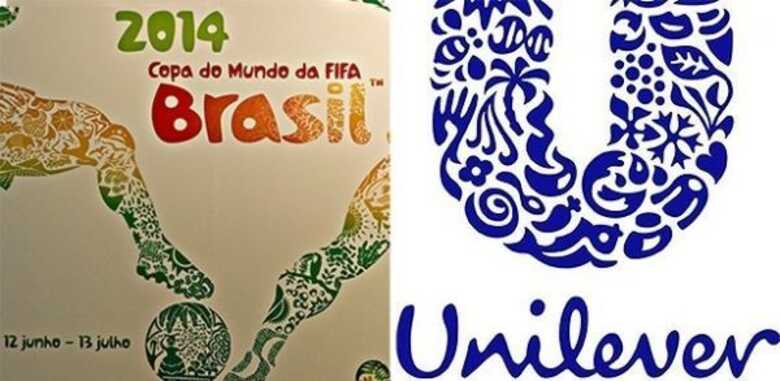 Pôster oficial da Copa suscitou debate sobre semelhança com marca de multinacional.