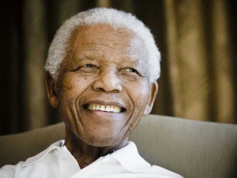 Retrato de Nelson Mandela feito em 2009.