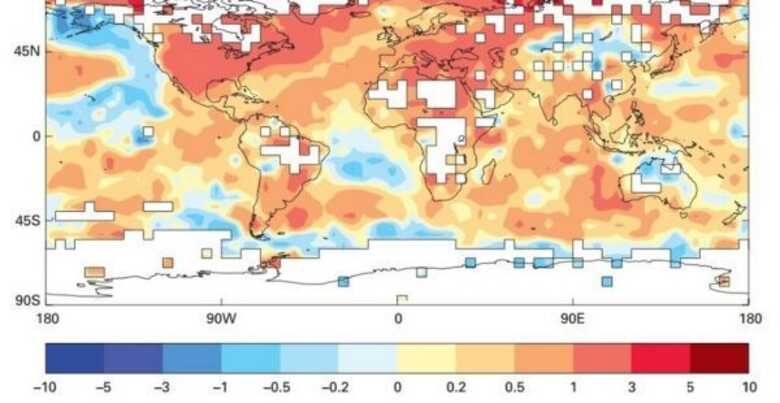 2012 foi o 9º ano mais quente de toda a história, alerta boletim da Organização Meteorológica Mundial (WMO, na sigla em inglês).