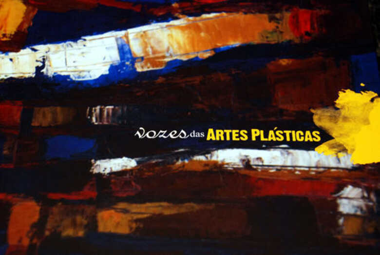Detalhe da capa do livro Vozes das Artes Plásticas, que será lançado hoje (09).