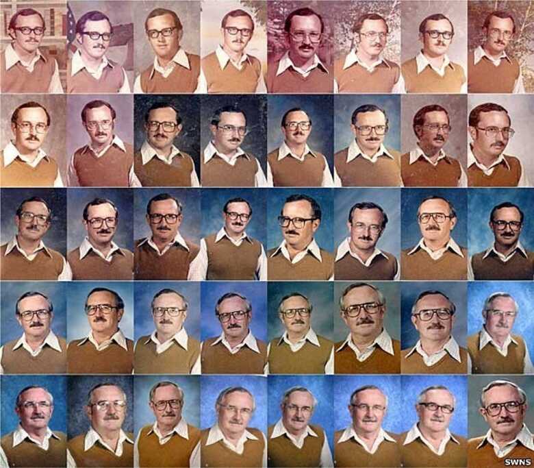 Professor veste a mesma roupa há 40 anos. (Foto: BBC)