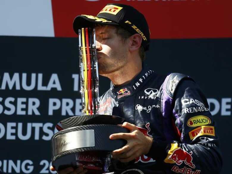 O alemão Sebastian Vettel conquistou neste domingo o Grande Prêmio da Alemanha de Fórmula 1 e disparou na liderança do Mundial de Pilotos. (Foto: Reuters)