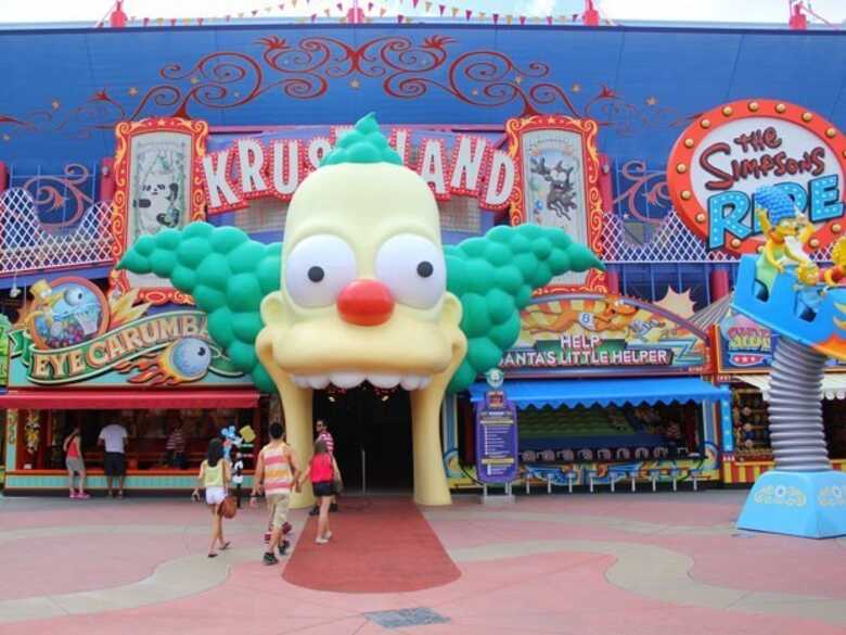 Atrações do The Simpsons Ride, no parque Universal Orlando. (Fotos: Ricky Brigante/Inside the Magic/Creative Commons)