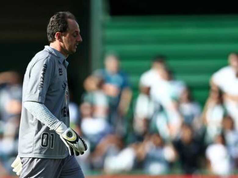 Rogério Ceni teve duas chances em cobrança de falta. (Foto: Heuler Andrey/AGIF/Gazeta Press)
