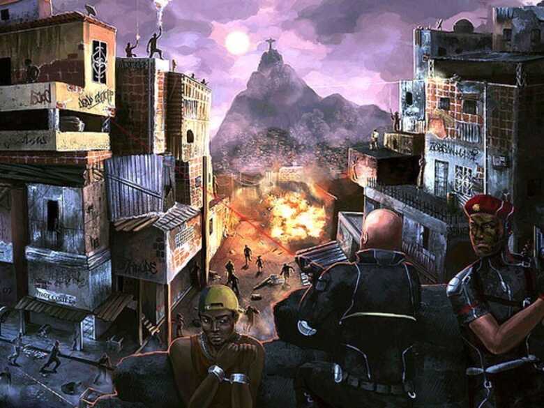 Ideia do jogo partiu de tiroteio na Linha Vermelha. (Foto: Reprodução/Favela War)