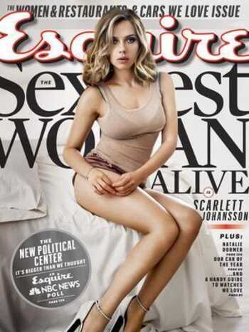 Scarlett Johansson estrela a capa da Esquire. (Foto: Divulgação)