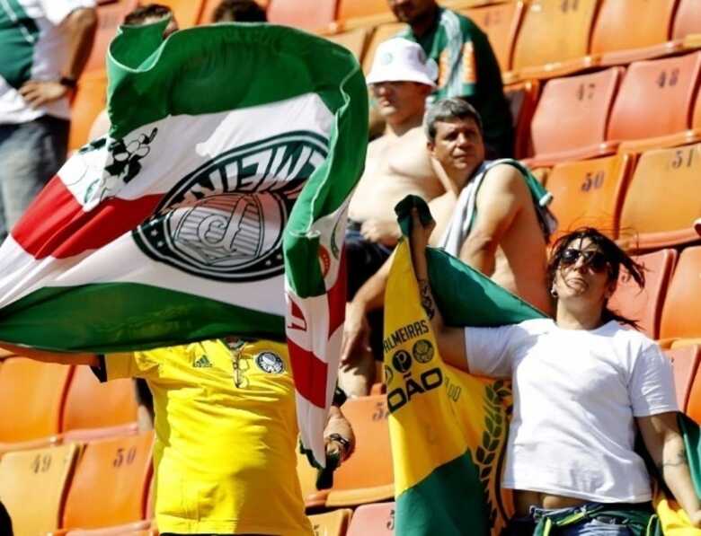 Torcida do Palmeiras em jogo contra o São Caetano, pela 32ª rodada da Série B. (Foto: Reinaldo Canato/UOL)