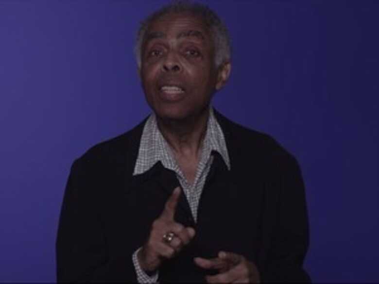 Gilberto Gil no vídeo divulgado pelo grupo Procure Saber. (Foto: Reprodução/Youtube/Procure Saber)