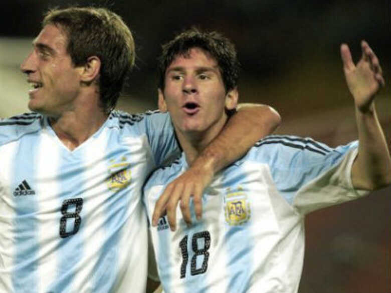 Messi, com 17 anos, no sul-americano sub-20 2005: a Espanha queria tamb&eacute;m. (Foto: AFP)