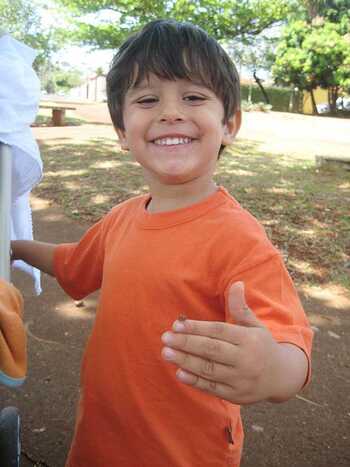 O menino Joaquim Ponte Marques, 3, que estava desaparecido desde a última terça-feira (05) em Ribeirão Preto (SP). (Foto: reprodução)