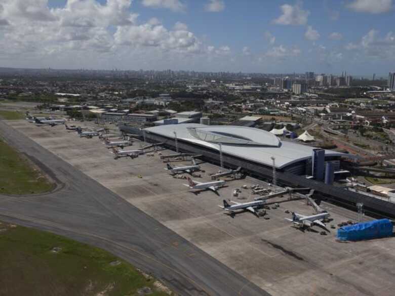 Obras no aeroporto do Recife não estarão prontas para a Copa do Mundo. (Foto: ME/Portal da Copa/Divulgação)