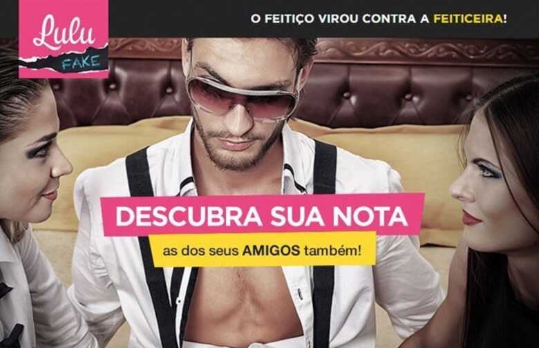 Página Nota no Lulu mostra a homens qual foi a sua nota e a de seus amigos no aplicativo 'Lulu'. (Foto: Reprodução/Lulu Fake)