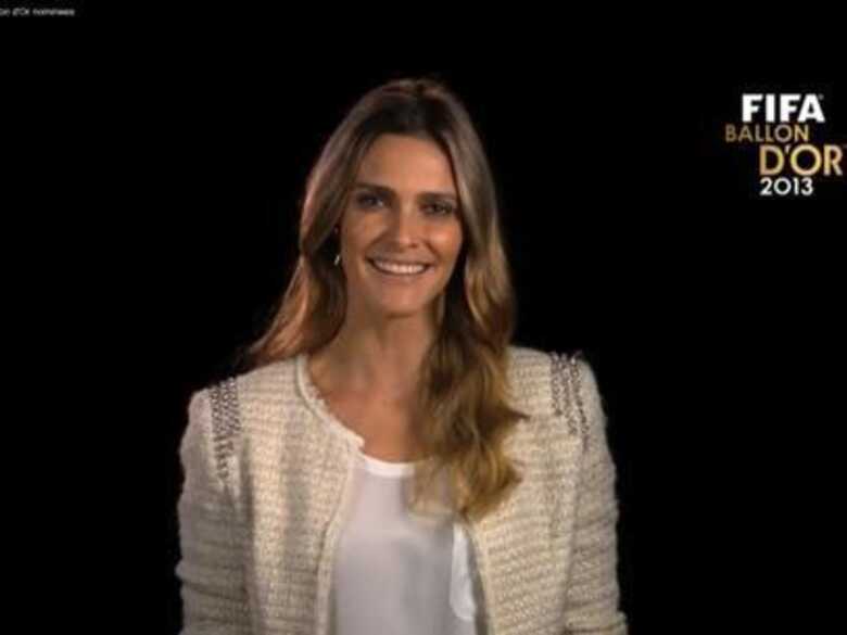 Fernanda Lima anunciou finalistas do prêmio Bola de Ouro nessa segunda-feira. (Foto: Reprodução)