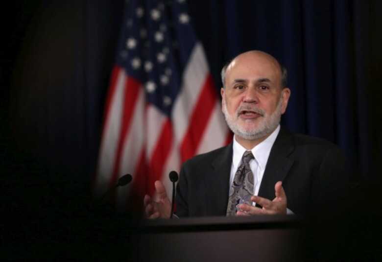 Ben Bernanke termina o mandato em 31 de Janeiro, sucedendo-lhe o seu braço direito na Fed, Janet Yellen. (Foto: Alex Wong/Getty Images/AFP)