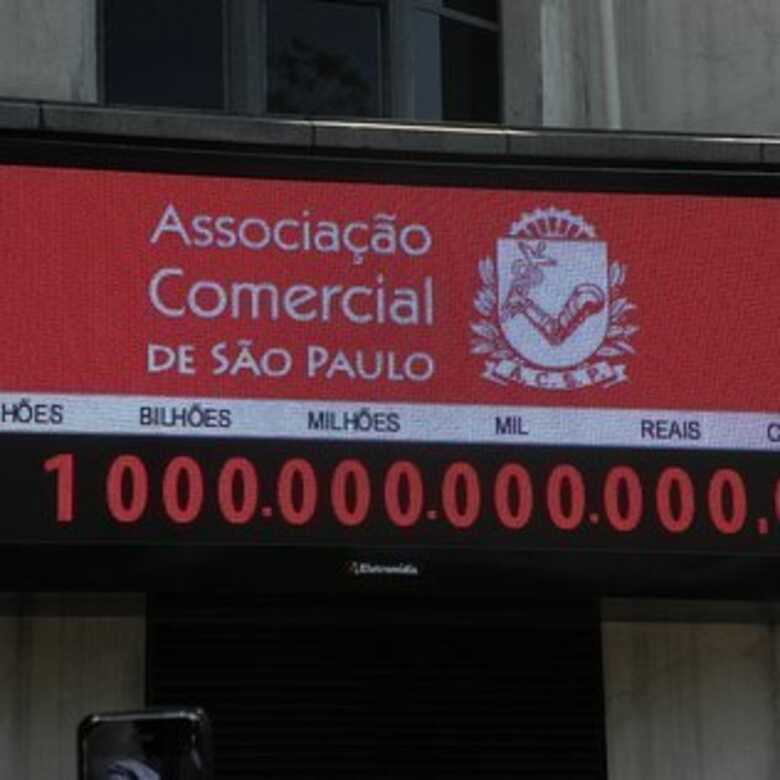Impostômetro da Associação Comercial de São Paulo atinge a marca de R$ 1 trilhão. (Foto: Danielle Pessanha/ACSP/divulgação)