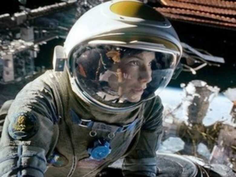 Sandra Bullock em 'Gravidade'. (Foto: Divulgação)