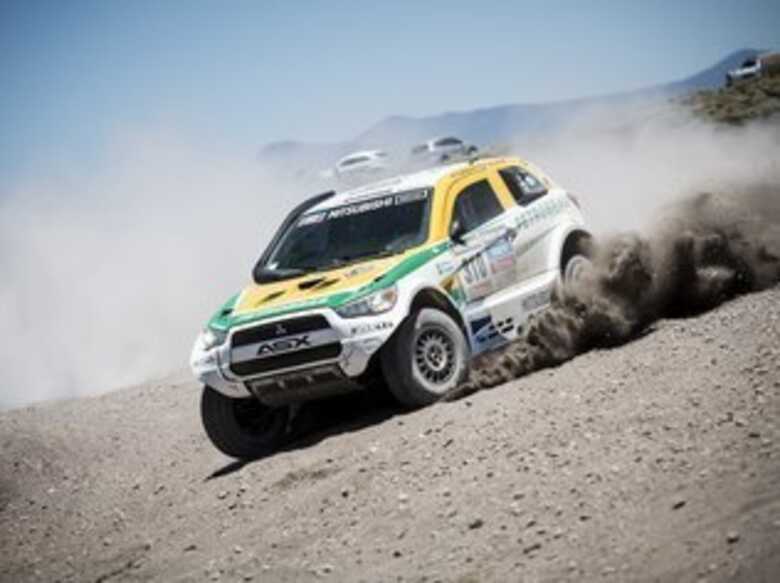 A dupla brasileira Guilherme Spinelli/Youssef Haddad. (Foto: Vinicius Branca/Mitsubishi)