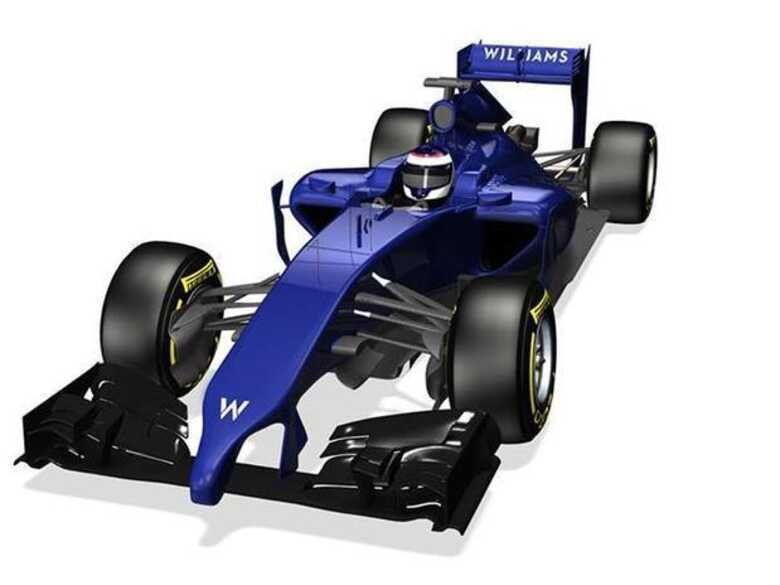 Modelo FW36 terá apêndice em bico; detalhe virou piada entre fãs da equipe. (Foto: Williams F1/divulgação)