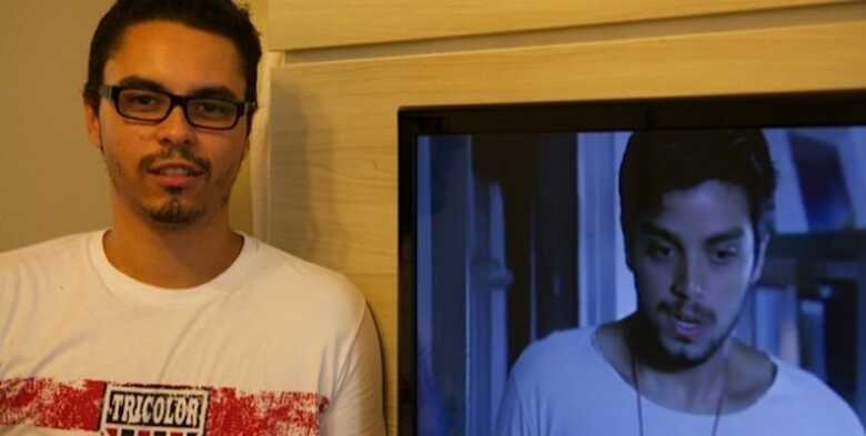 O sãopaulino Bruno Viterbo, 24 anos, que grava capítulos de Além do Horizonte. (Foto: Daniel Castro/NTV)