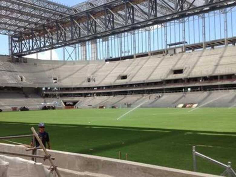 Arena da Baixada é o estádio mais atrasado da Copa. (Foto: Facebook/reprodução)