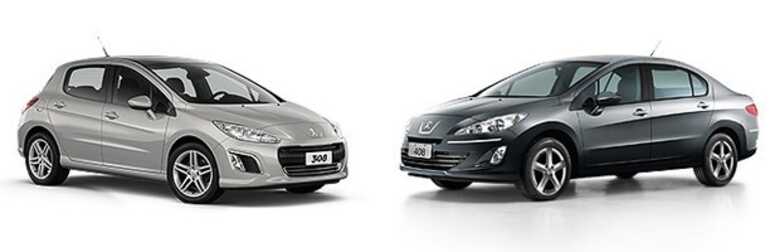 Peugeot 308 Allure e 408 Allure. (Foto: divulga&ccedil;&atilde;o)