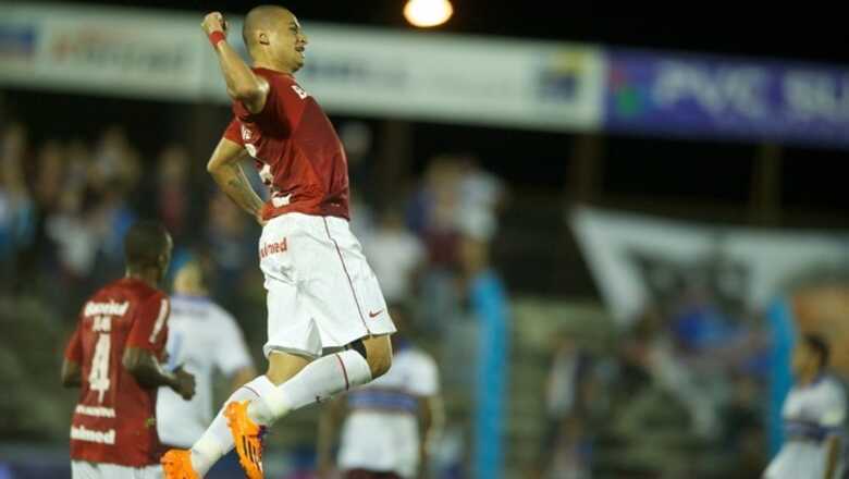 Wellington Paulista voltou a marcar pelo Inter (Foto: Alexandre Lops/Divulgação Inter)