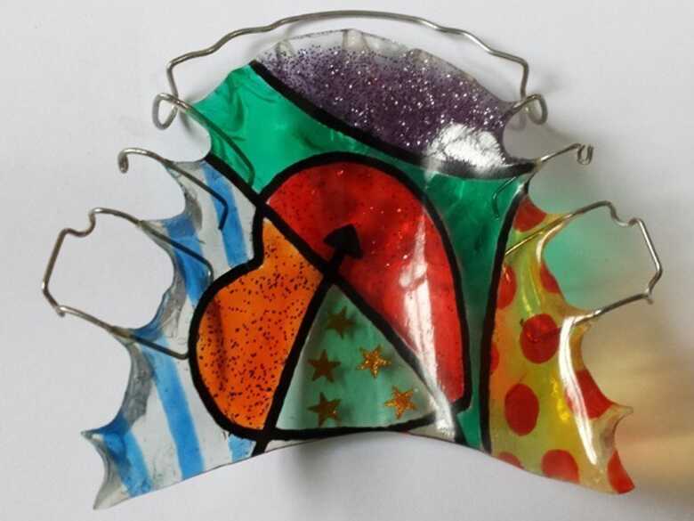 Aparelho com pintura inspirada em Romero Britto virou hit na internet. (Foto: Anderson Castro Magalhães/divulgação)