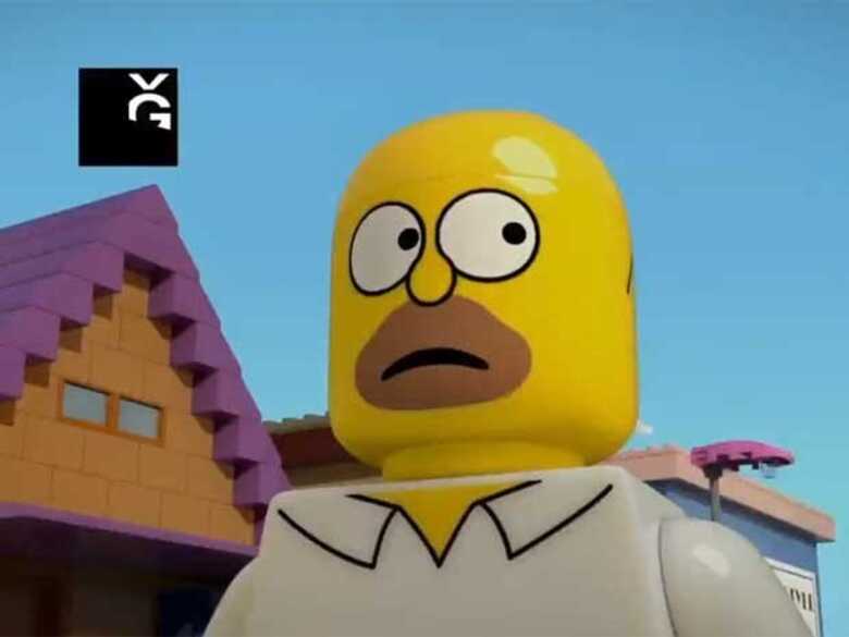 Protagonista do desenho 'Os Simpsons', Homer aparece em vers&atilde;o Lego em epis&oacute;dio comemorativo da s&eacute;rie de desenho animado. (Foto: reprodu&ccedil;&atilde;o/Facebook/TheSimpsons)