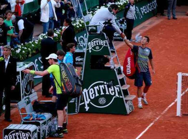 Kohlschreiber venceu a única partida contra britânico. (Foto: Getty Images)