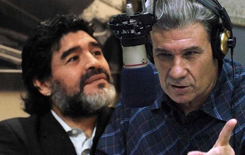 Maradona e Victor Hugo. (Arte: reprodução)