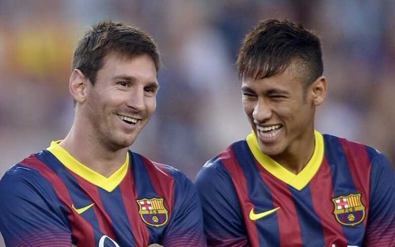 Messi e Neymar são companheiros no Barcelona. (Foto: AP)