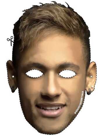Torcedores foram convocados a ir ao Mineirão com a máscara de Neymar. (Foto: reprodução)